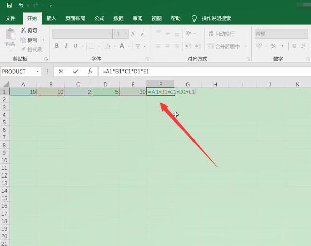 excel乘法函数