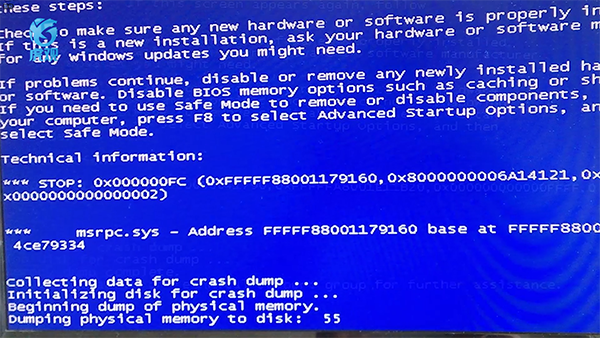 电脑蓝屏是怎么回事