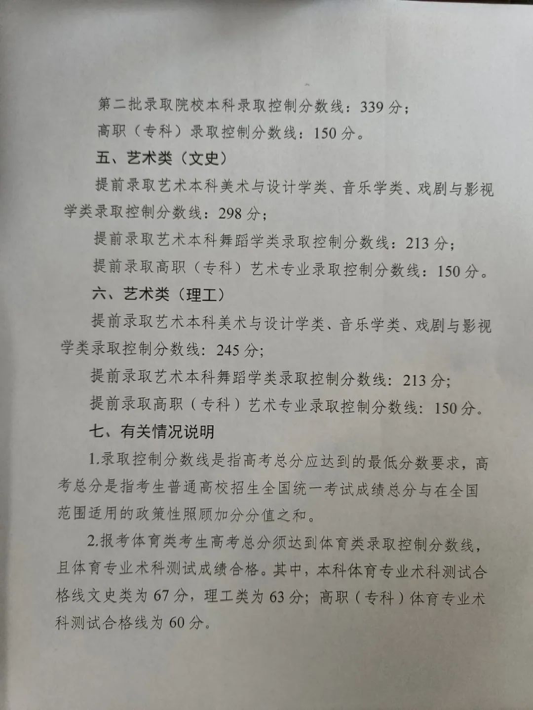 2022年宁夏高考分数线官方公布
