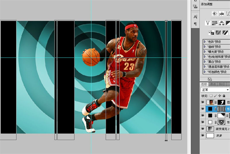 ps设计NBA篮球运动宣传海报(15)