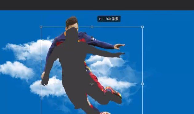 PS设计创意的足球主题海报(44)