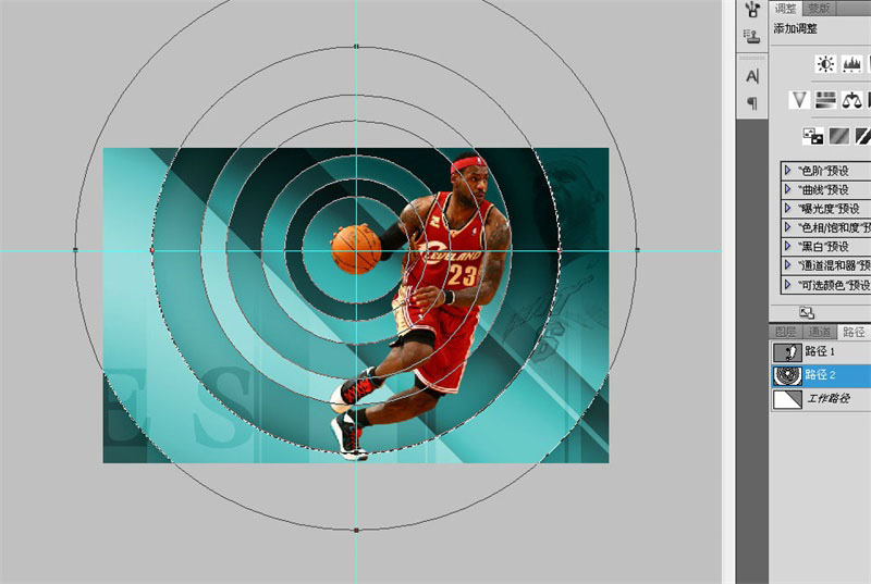 ps设计NBA篮球运动宣传海报(23)
