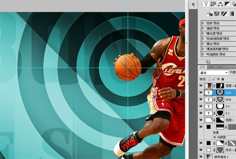 ps设计NBA篮球运动宣传海报(28)