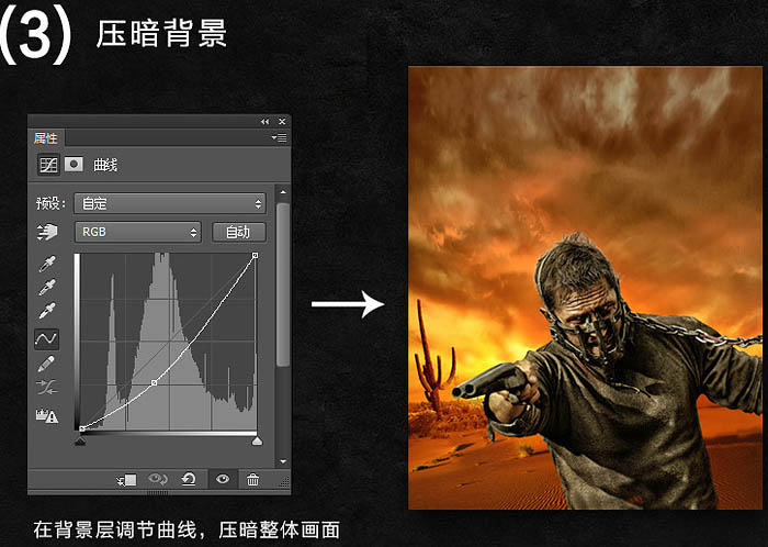 ps制作疯狂的麦克斯主题海报(13)