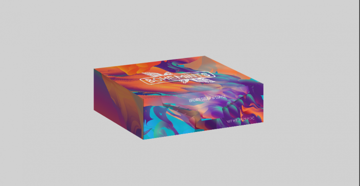 PS制作一款渐变色的包装盒(9)
