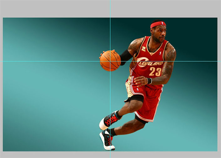 ps设计NBA篮球运动宣传海报(6)