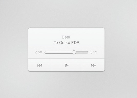PS打造简洁音乐播放器教程(14)