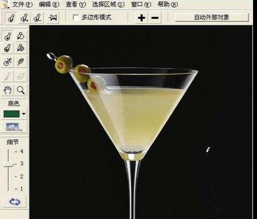 Photoshop使用滤镜抠出透明效果的玻璃杯(5)