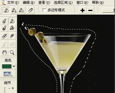 Photoshop使用滤镜抠出透明效果的玻璃杯(10)