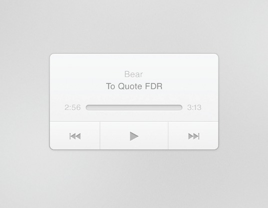 PS打造简洁音乐播放器教程(11)