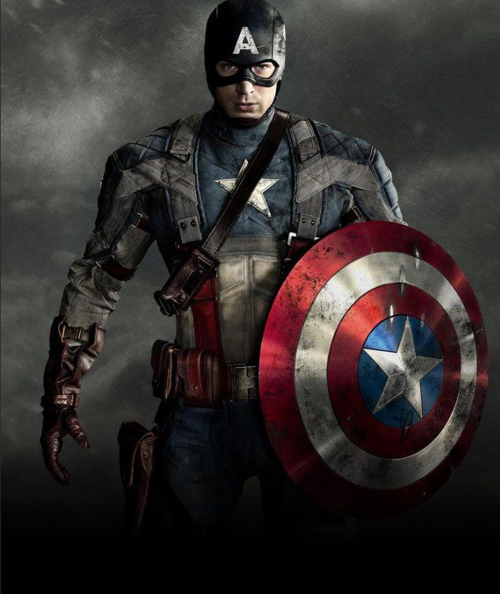Photoshop把美国队长照片转为素描效果(1)