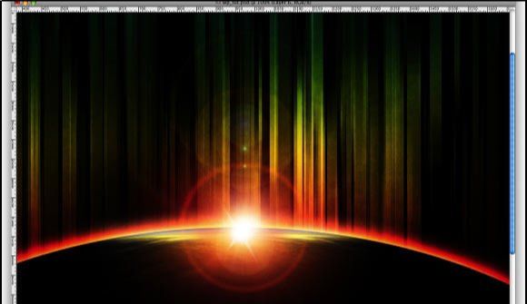 Photoshop滤镜打造抽象日出效果(15)