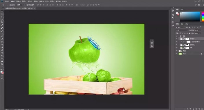 液态效果，通过PS给水果设计液态效果(12)