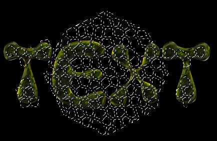 ps制作乌龟壳纹理的特效字(10)