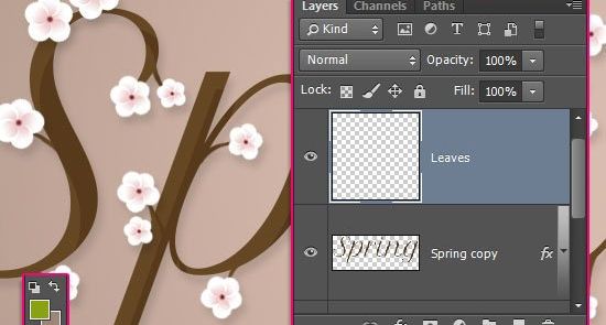 ps设计樱花文字教程(32)