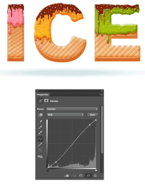 怎么用ps做冰淇淋文字(74)