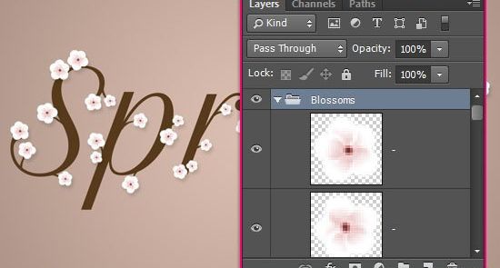 ps设计樱花文字教程(26)