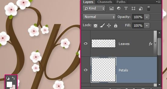 ps设计樱花文字教程(39)