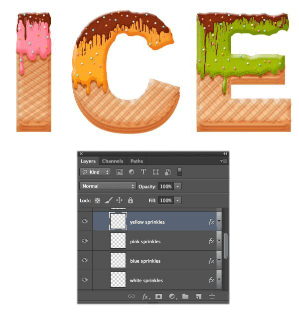 怎么用ps做冰淇淋文字(68)