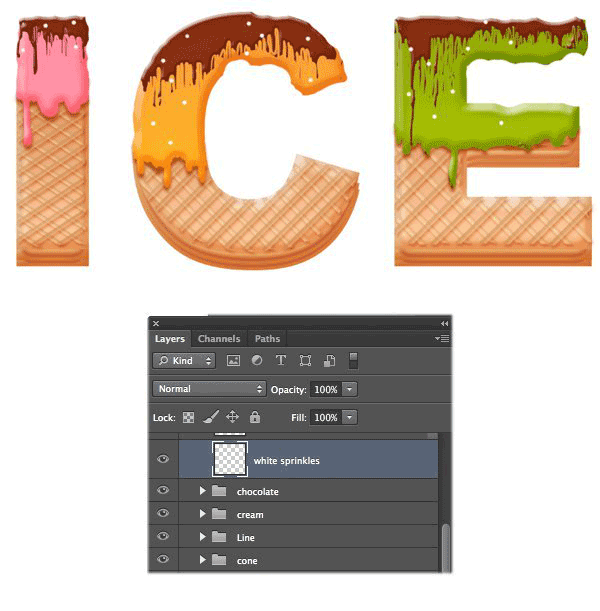 怎么用ps做冰淇淋文字(54)