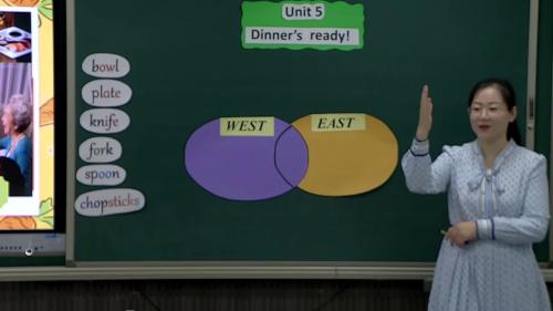 英语人教PEP（三起）四上Unit5 Dinner's ready 优质课视频实录-执教：潘娜老师