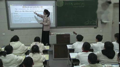 英语人教PEP（三起）六上Unit3 Read and write优质课视频实录-执教：李艳丽老师