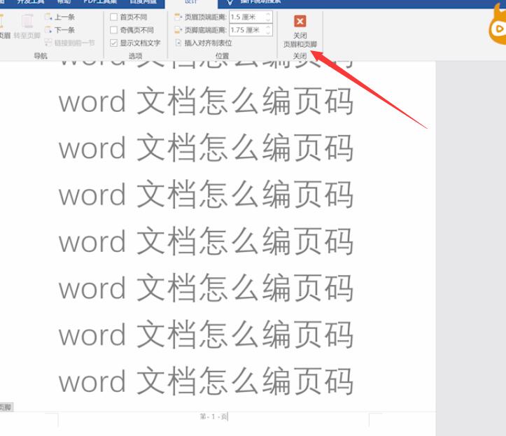 word文档怎么编页码(5)