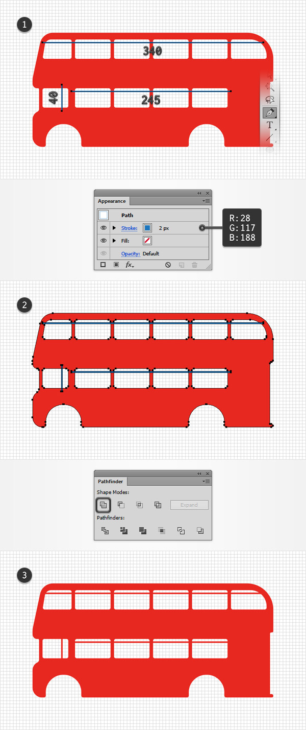 AI绘制细节丰富的红色大巴车(11)