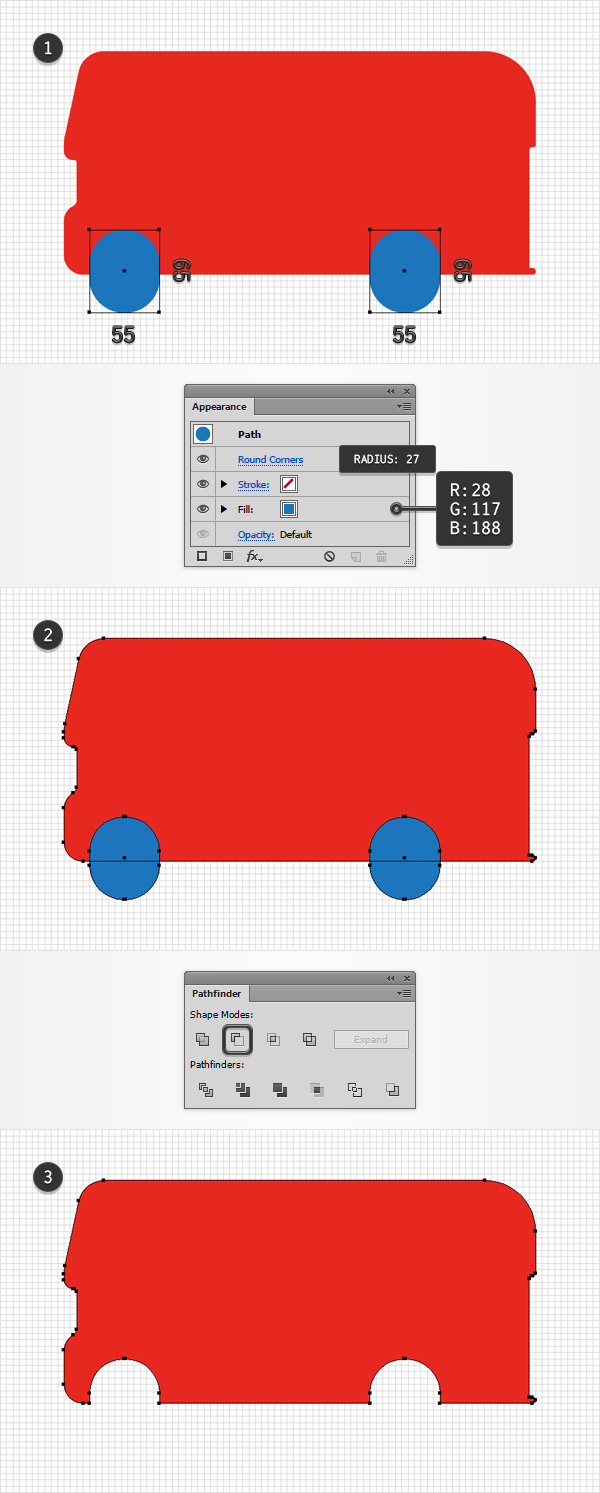 AI绘制细节丰富的红色大巴车(6)