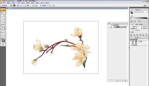 AI绘制中国传统矢量花鸟画(7)