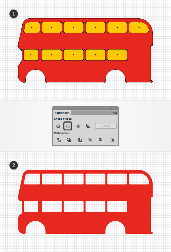 AI绘制细节丰富的红色大巴车(10)