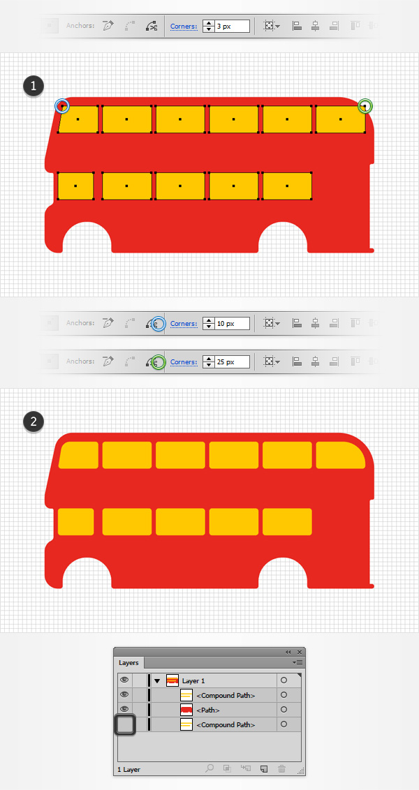 AI绘制细节丰富的红色大巴车(9)