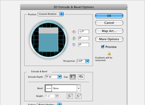 Illustrator制作质感的3D标志教程(18)