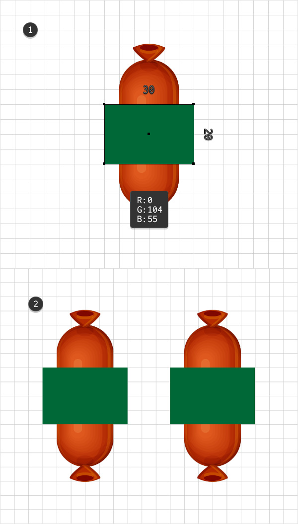 AI创建有趣的小烤肠文字效果(27)