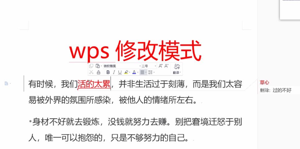 wps修改模式(5)