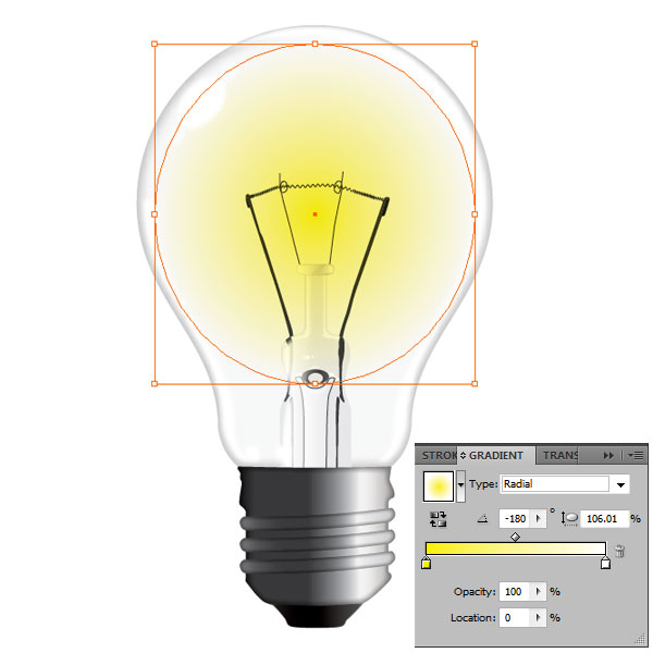 AI绘制逼真灯泡教程(16)