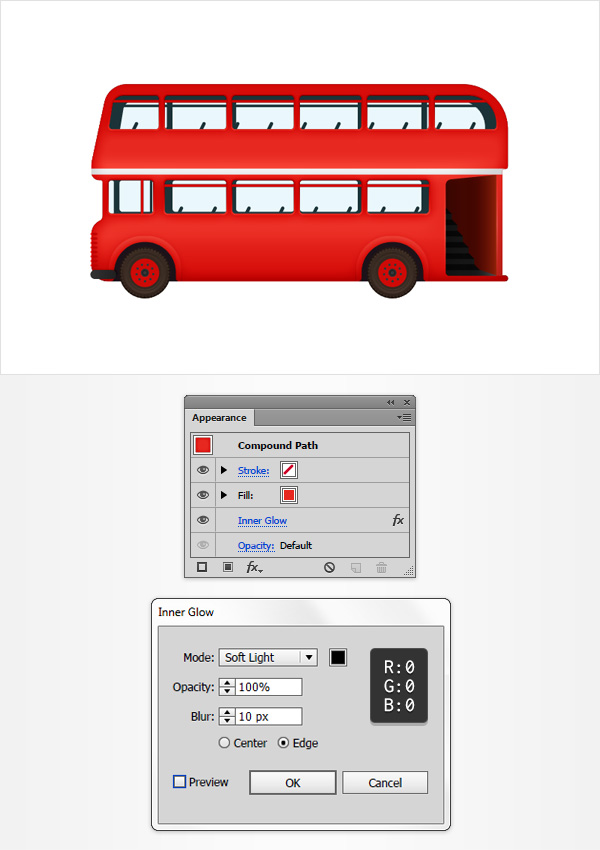 AI绘制细节丰富的红色大巴车(46)