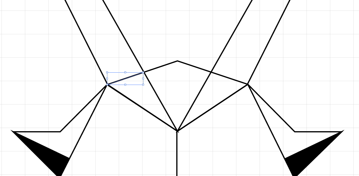 AI制作几何风格鹿Logo(10)