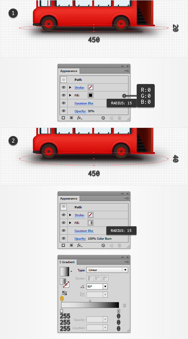 AI绘制细节丰富的红色大巴车(48)