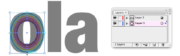 AI制作漂亮的线条效果文字(7)