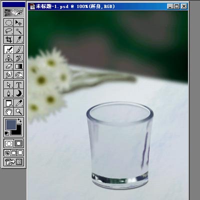 PS鼠绘透明杯中的蓝色蜡烛教程(12)