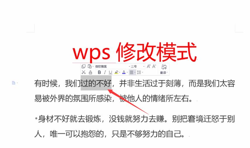 wps修改模式(3)