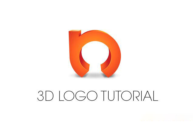 Illustrator制作质感的3D标志教程