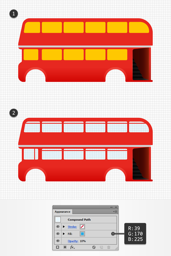 AI绘制细节丰富的红色大巴车(23)