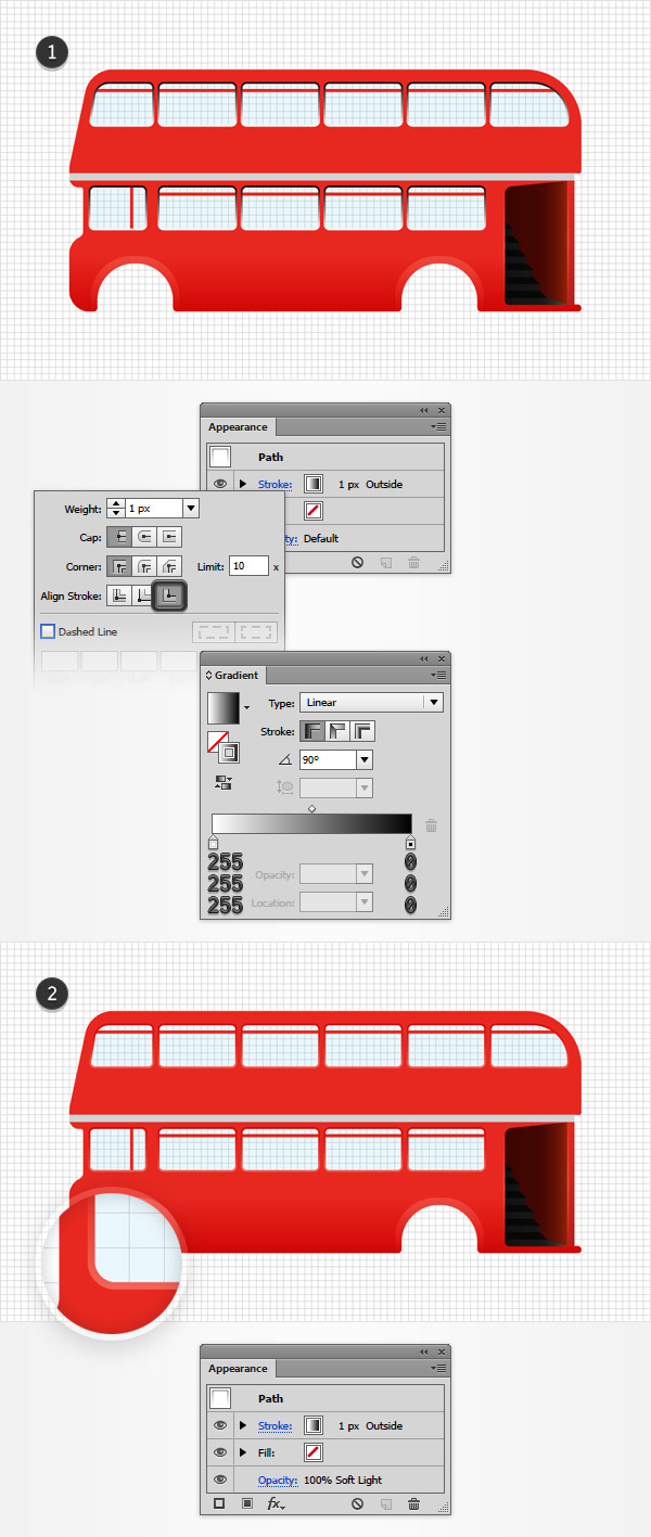 AI绘制细节丰富的红色大巴车(24)