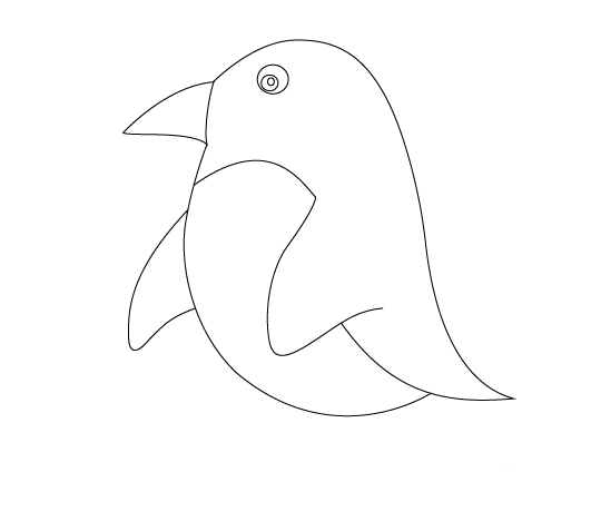 ai如何绘制企鹅(3)