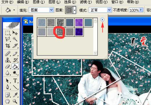 用Photoshop将照片处理艺术拼图效果(5)