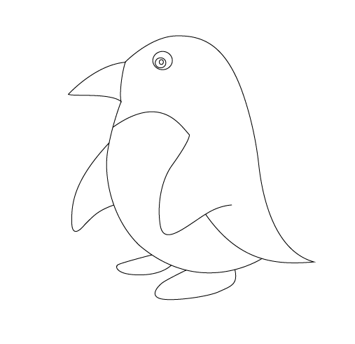 ai如何绘制企鹅(4)