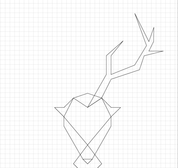 AI打造鹿型线条标志(6)