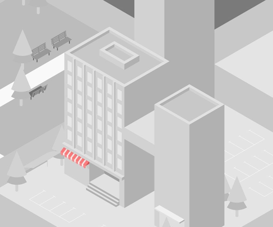 AI绘制等距风格城市场景插画(8)